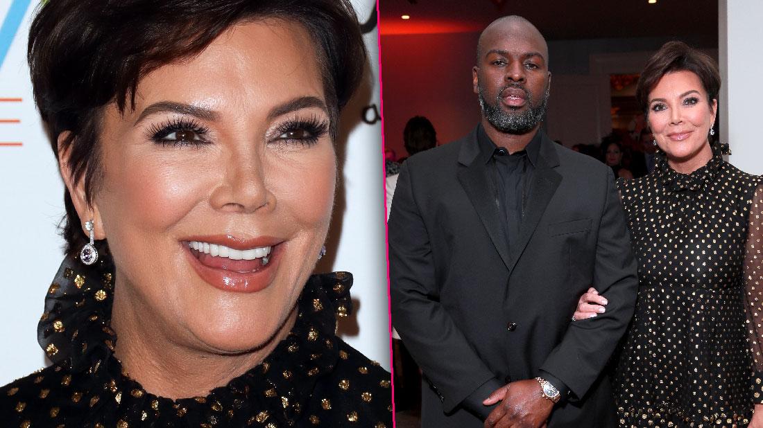 Kris Jenner And Corey Gamble Attend MS Gala