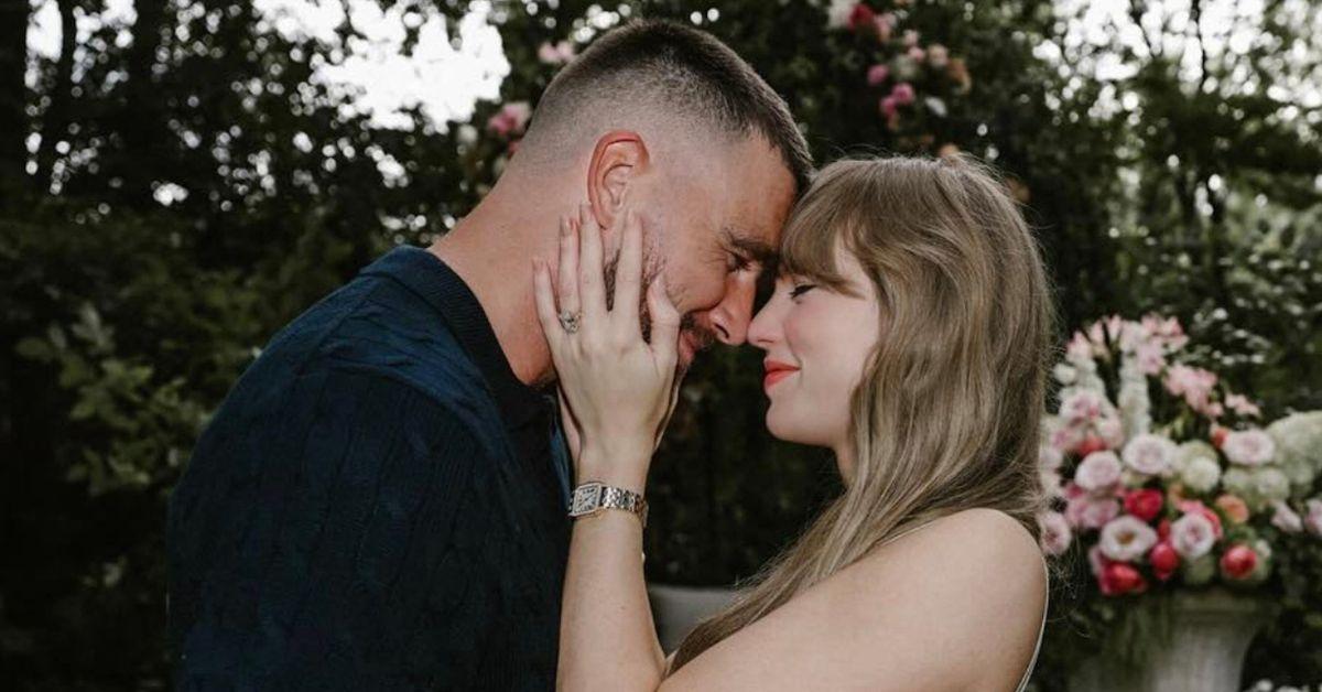 picture of Travis Kelce and Taylor Swift