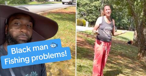black man fishing tiktok pp