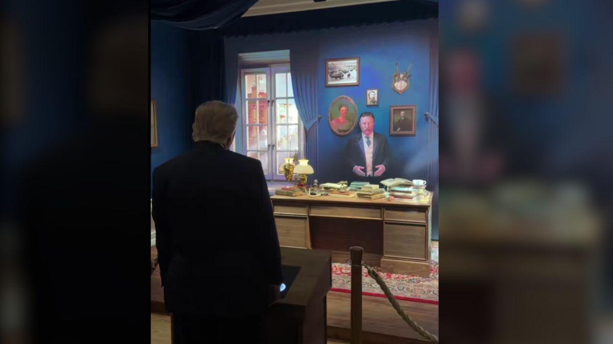Trump did have a conversation with an AI version of Roosevelt.