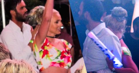 //britney spears cade hudson las vegas party