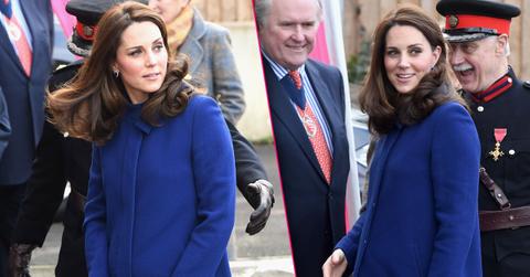//Kate Middleton pregnant baby bump photos pp