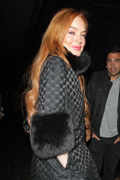 //lindsay lohan thigh highs