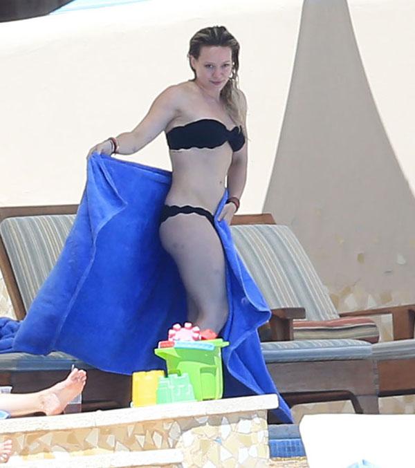 Hilary Duff Bikini Photos In Mexico