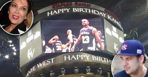 Kanye West Birthday Party Rob Kardashian Upset