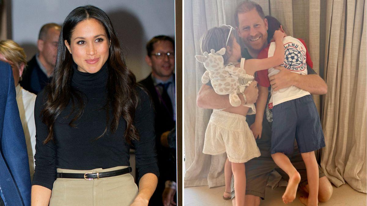 Photo of Meghan Markle, Prince Harry, Prince Archie and Lilibeth