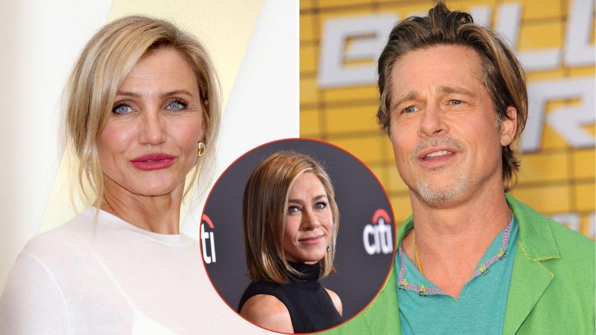 Brad Pitt and Cameron Diaz were among the roughly 200 guests at Aniston's 2000 Malibu wedding.