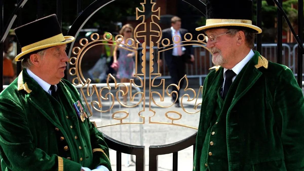 Photo of palace staff