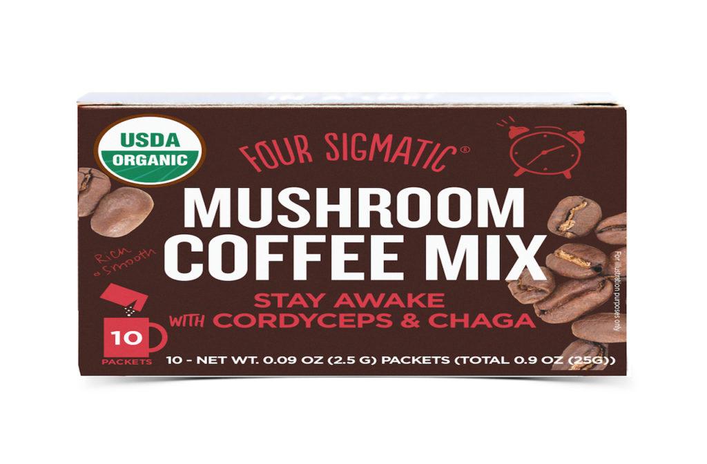 four sigmatic stay awake e mushroom coffee mix x