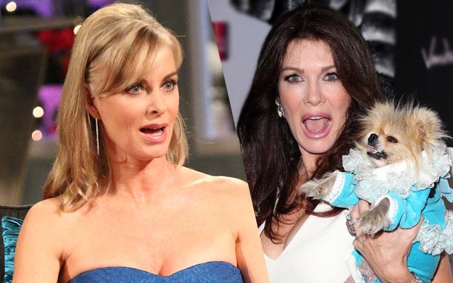 //RHOBH Lisa Vanderpump Eileen Davidson Feud Dogs