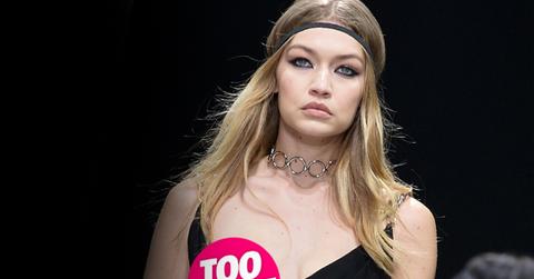 Gigi Hadid Nip Slip Versace Runway Fashion Show