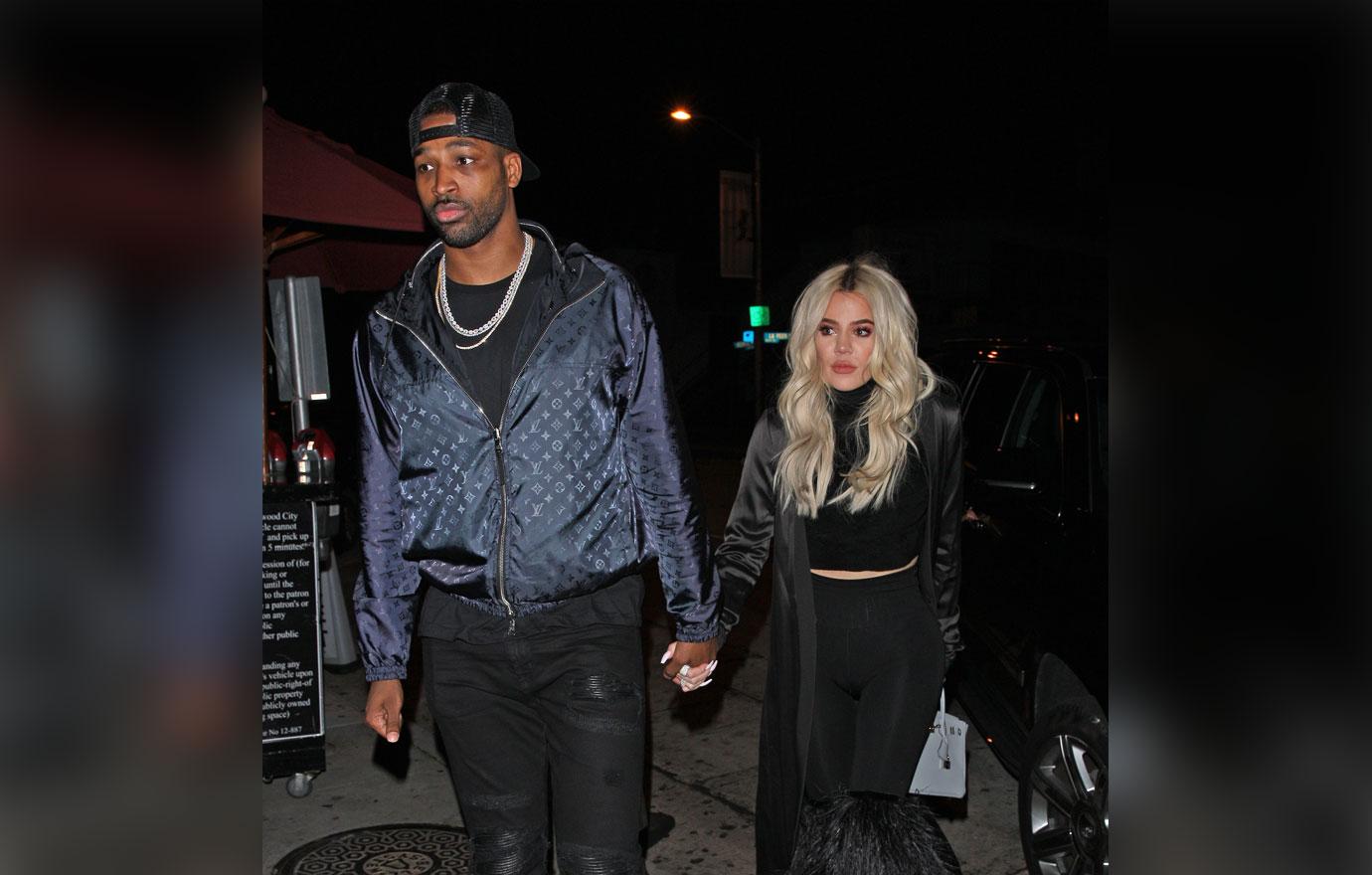 Khloe Kardashian Holds Hands Tristan Thompson Date Cheating