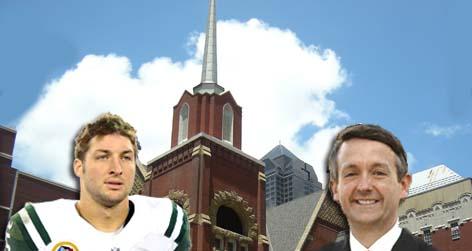 //tim tebow reverend robert jeffress babtist church texas