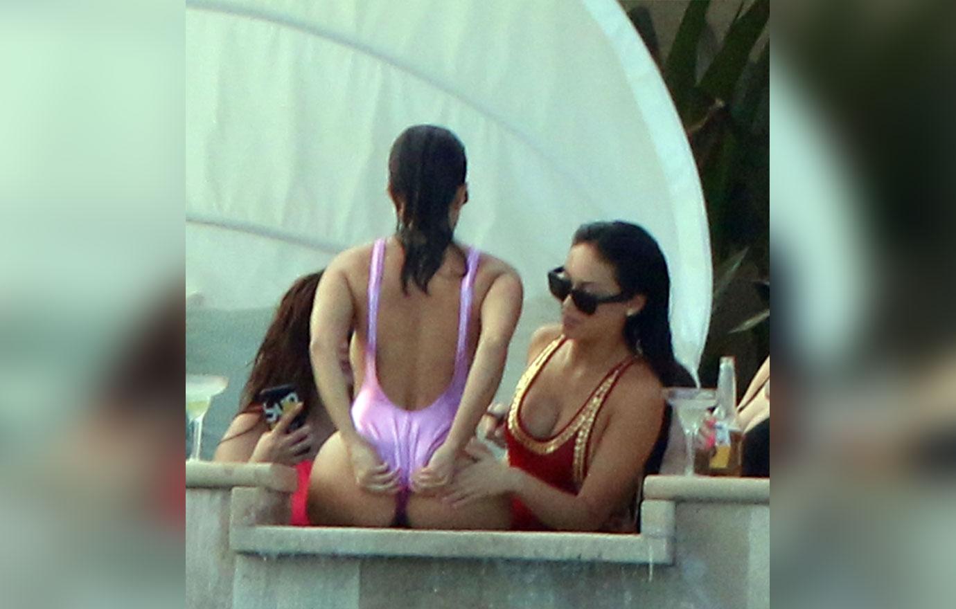 Stephanie Shepherd Pats Kourtney Kardashian’s Butt In Hot Tub