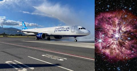 A supernova cosmic ray strike nearly sent an airliner into a deadly spiral during a high-altitude flight.
