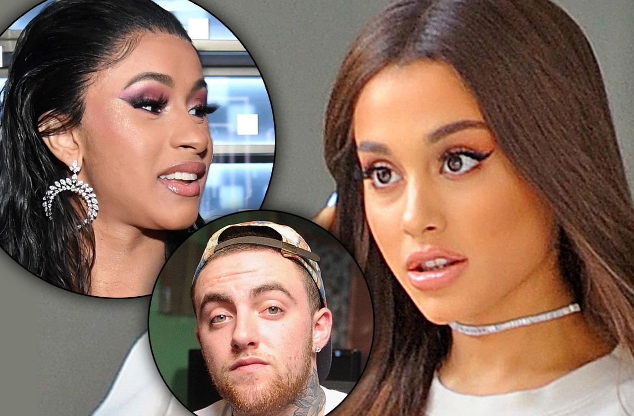 Ariana Grande Appears To Slam Cardi B As She Beats Mac Miller At 2019 ...