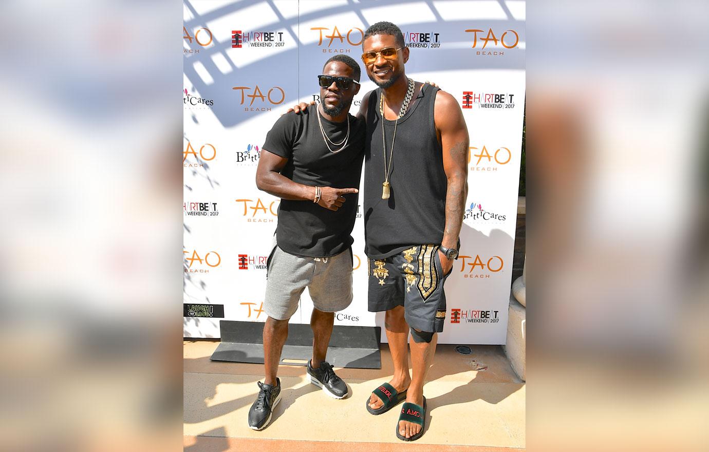 Kevin Hart Hangs Out With Usher During Herpes Scandal