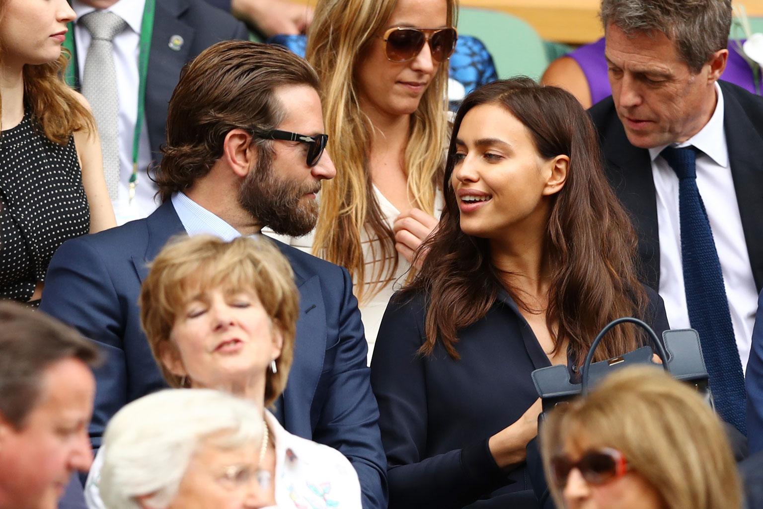 Bradley Cooper Irina Shayk Wimbledon Fight