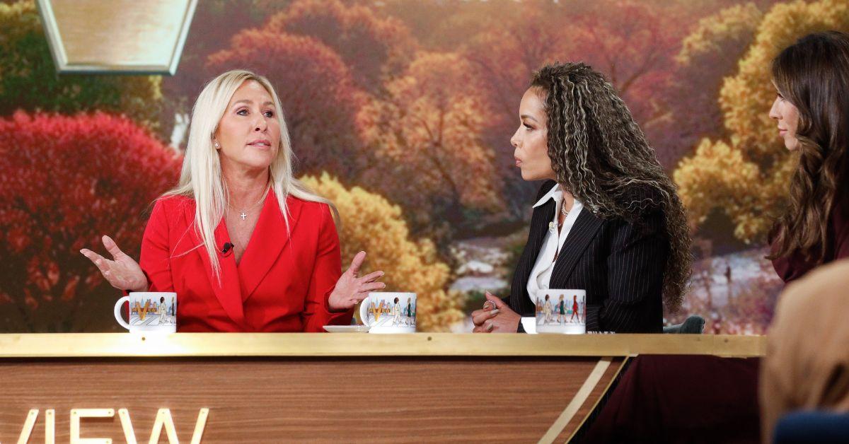 Photo of Marjorie Taylor Greene and Sunny Hostin