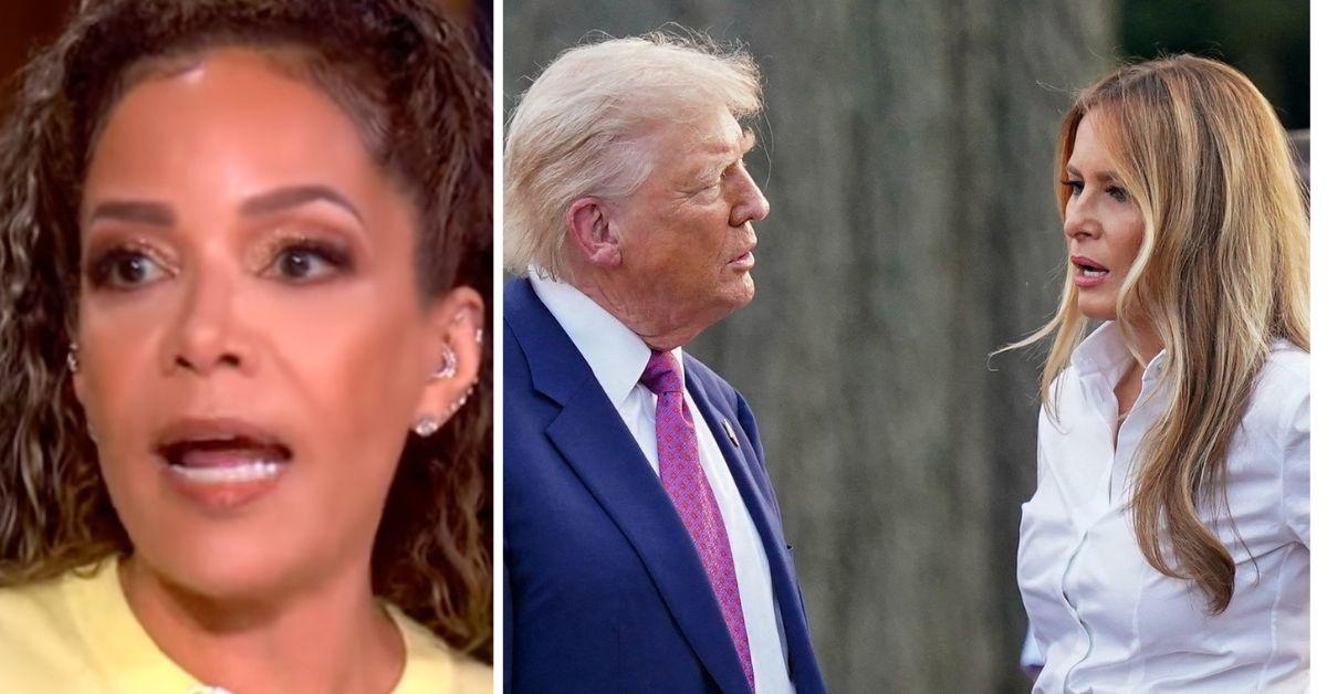 Photo of Sunny Hostin, Donald Trump and Melania Trump