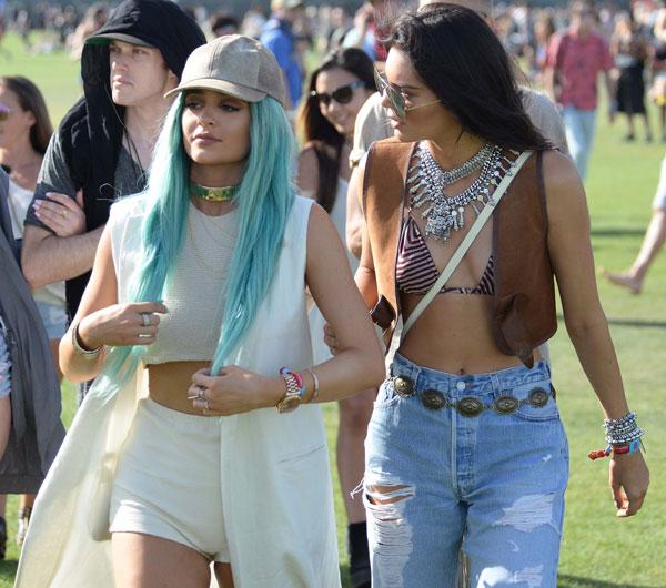 Kylie Jenner Coachella Partying