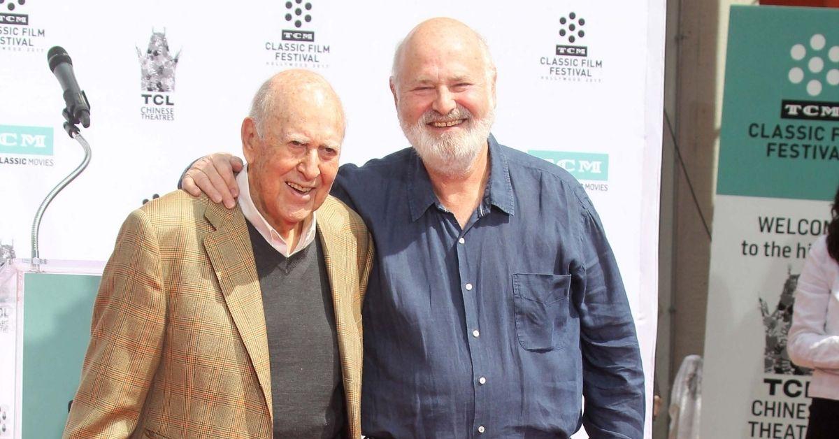 Photo of Carl and Rob Reiner