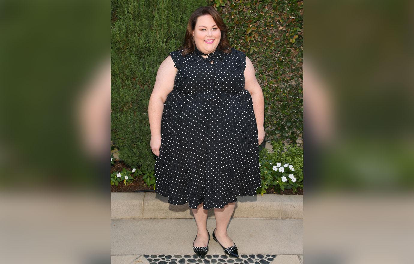 //Chrissy Metz polka dot dress