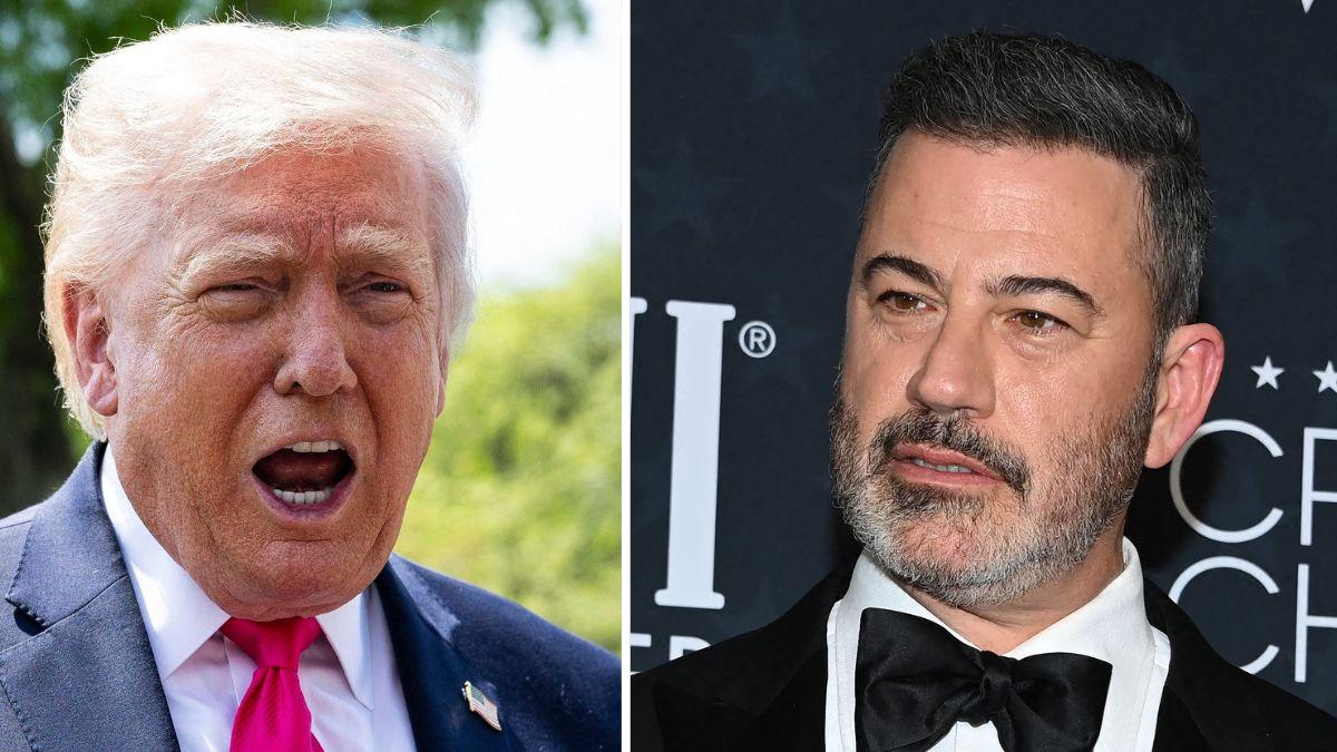 Photo of Donald Trump and Jimmy Kimmel