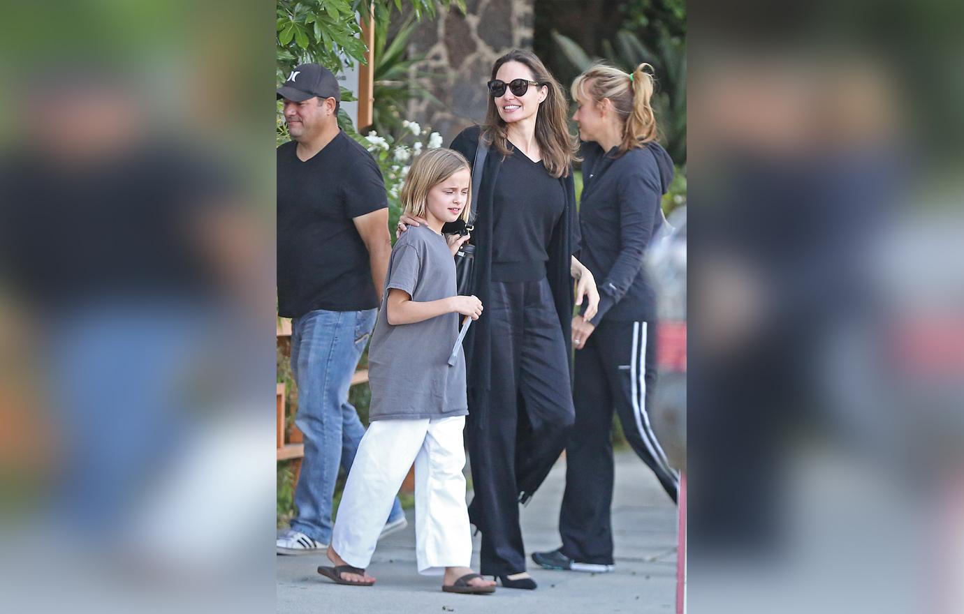 Angelina Jolie & Vivienne Jolie-Pitt Karate Class