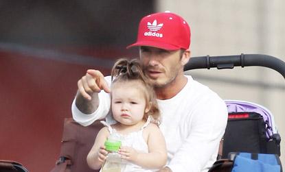 //david beckham harper soccer