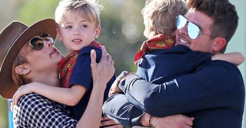 Paula Patton Robin Thicke Custody Battle Son Julian Emotional Reunion