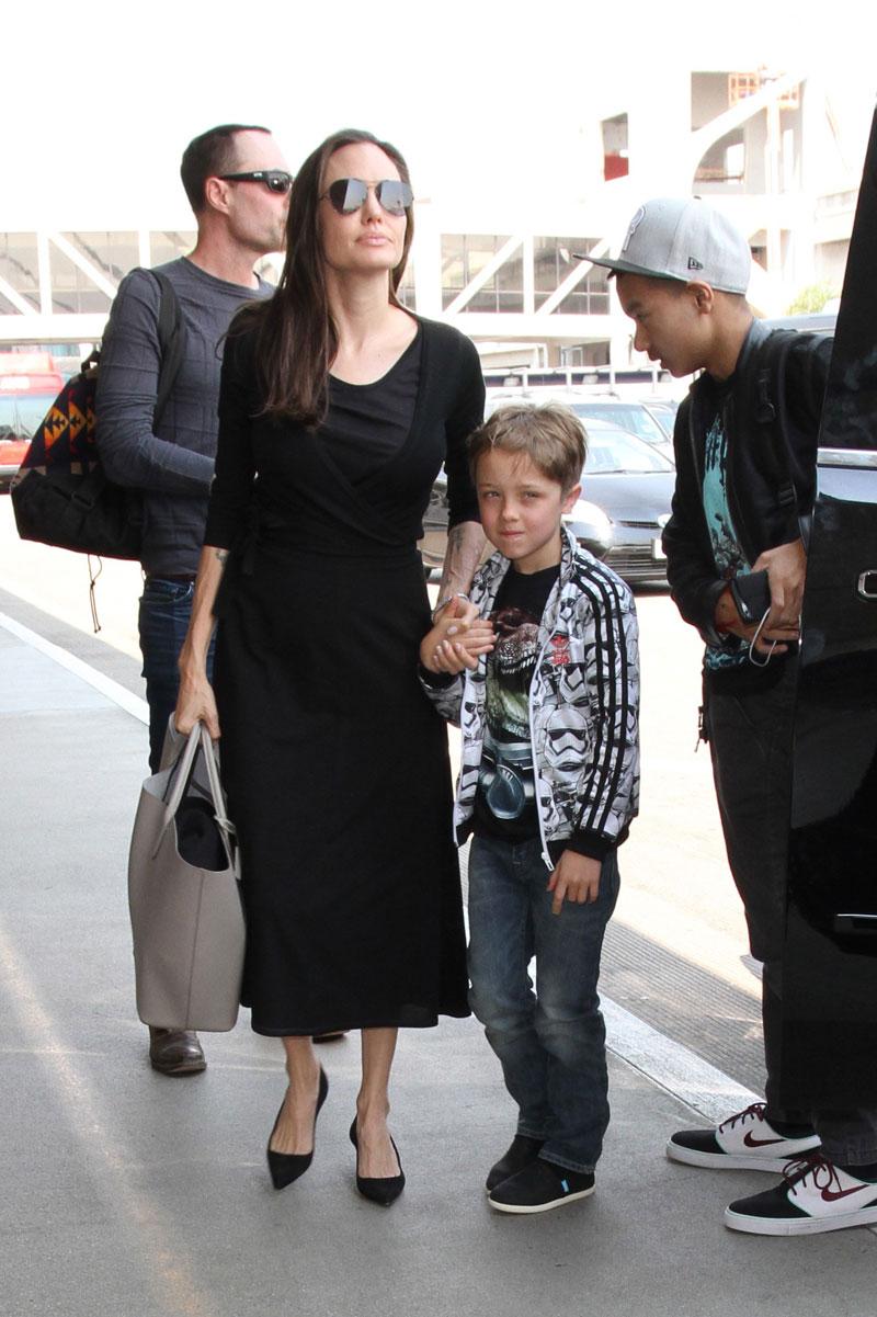 Angelina Jolie Scary Skinny Maddox Lax