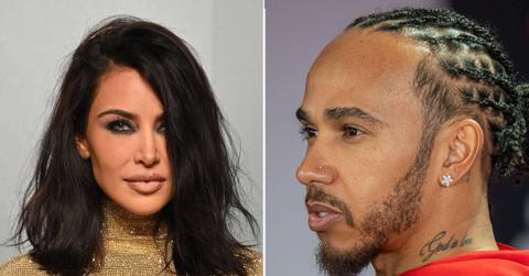 picture of Kim Kardashian and Lewis Hamilton