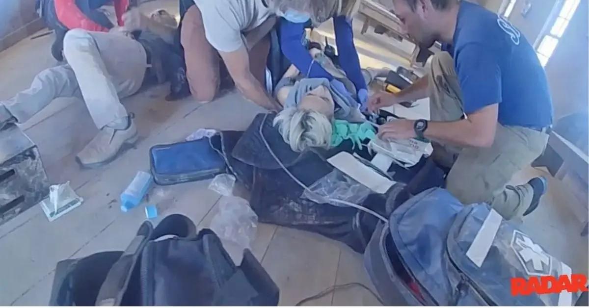 aftermath of rush shooting.