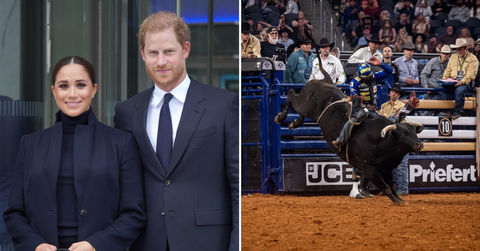 Prince Harry Attends Rodeo Despite Wife's Animal Rights Activism