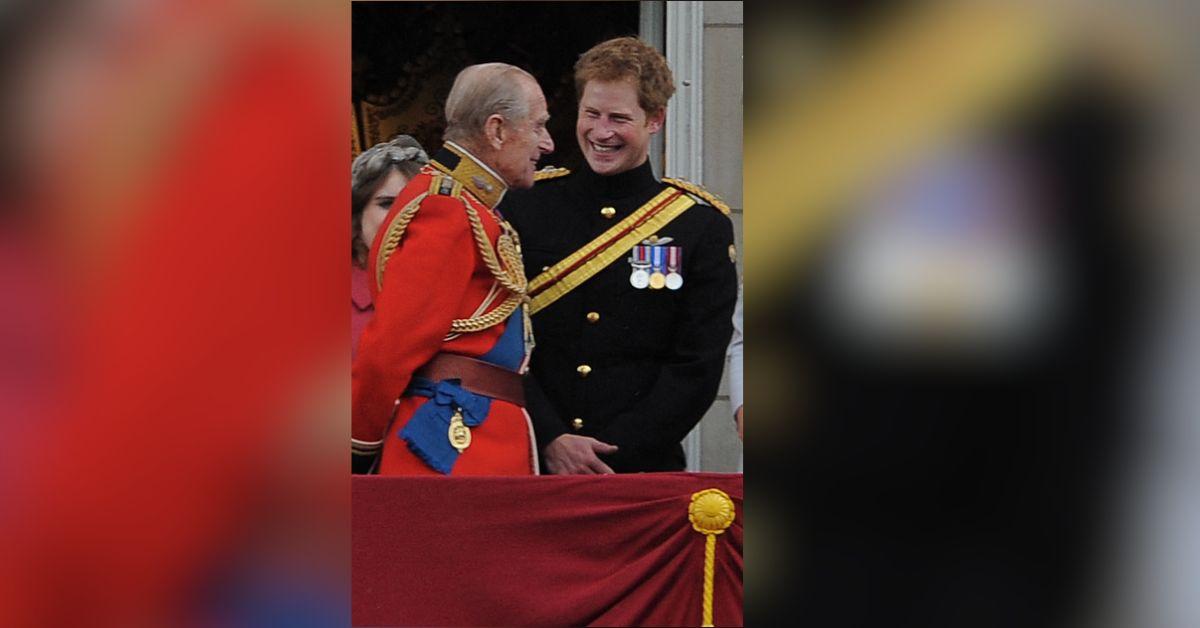 Photo of Prince Philip and Prince Harry