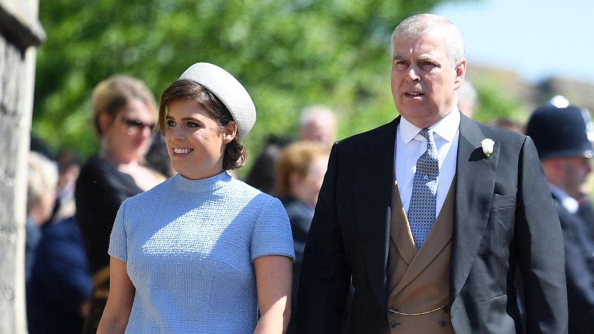 Photo of Andrew Windsor and Princess Eugenie