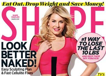 //elisha cuthbert shape cover february