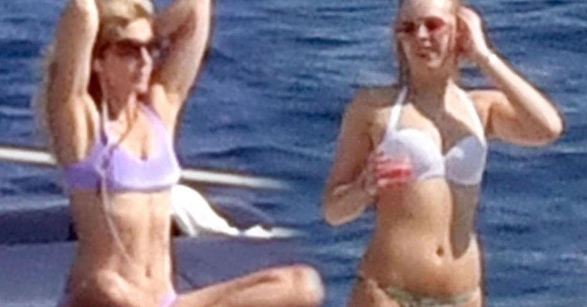 Marla Maples And Tiffany Trump Enjoy Luxury Yacht Vacation In Capri