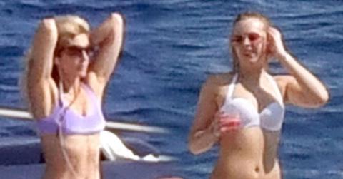 //Marla maples tiffany trump luxury yacht capri pp