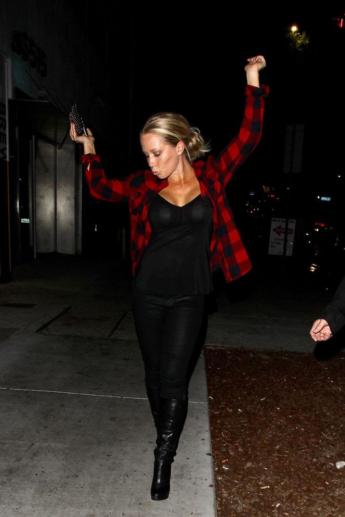 Totally Exposed Kendra Wilkinson Bares Her Nipples In See Through Top