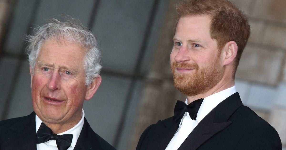 Photo of King Charles and Prince Harry