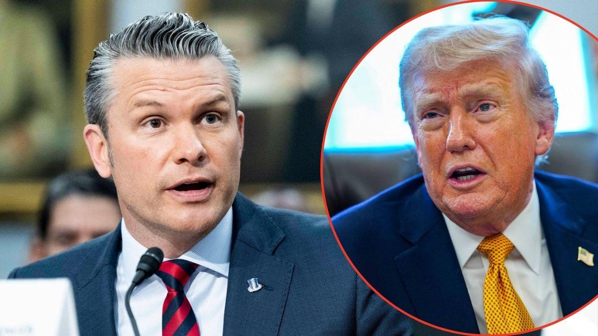 Photo of Pete Hegseth, Donald Trump