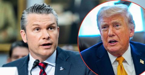 Photo of Pete Hegseth, Donald Trump
