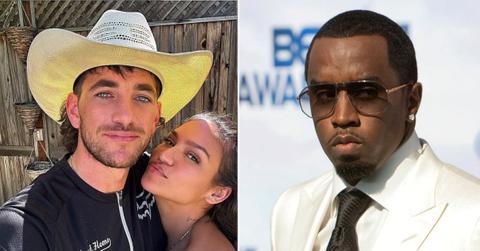 Composite photo of Alex Fine, Cassie Ventura and Sean 'Diddy' Combs