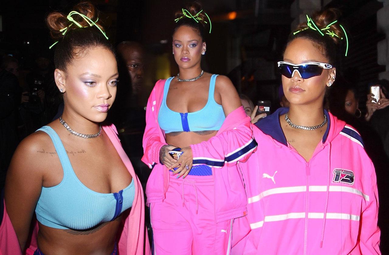 Rihanna bra party