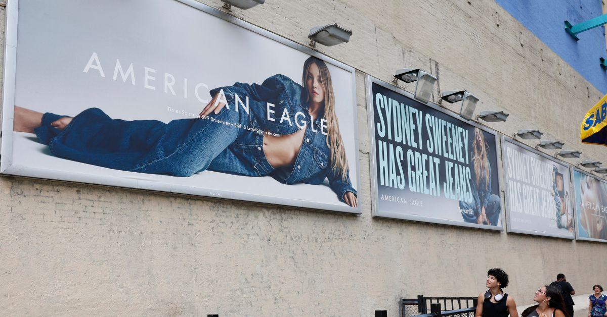 Photo of American Eagle Sydney Sweeney Advertising in New York