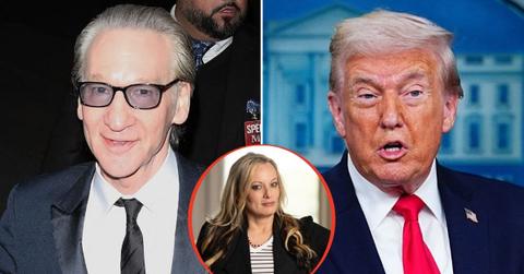 split image of Bill Maher / Donald Trump / Stormy Daniels