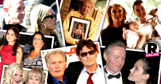 //celebrity feuds public spats with parents pp sl