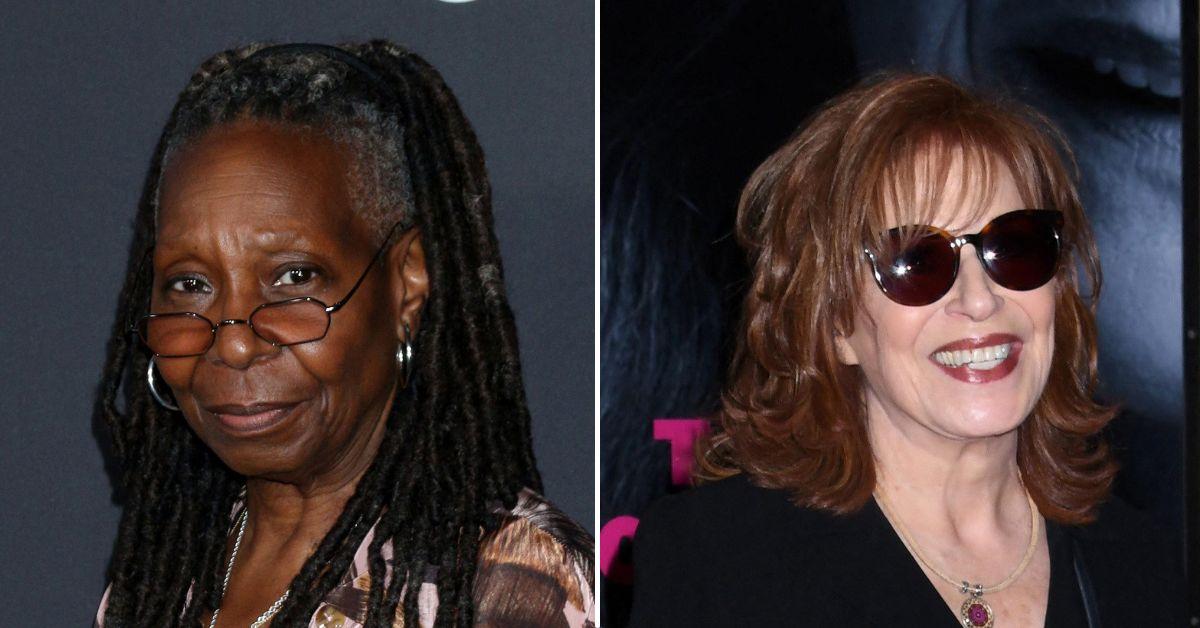 whoopi goldberg joy behar war shared dressing rooms the view